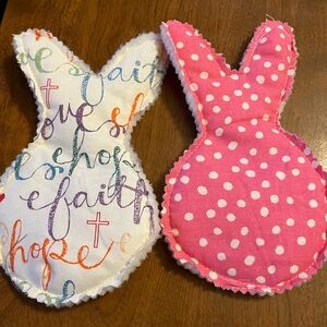 Decorative Bunny cotton coasters